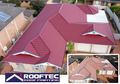 Rooftec roof painting - Newcastle